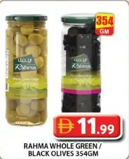 Grand Hyper Market Rahma whole green/ black olives offer