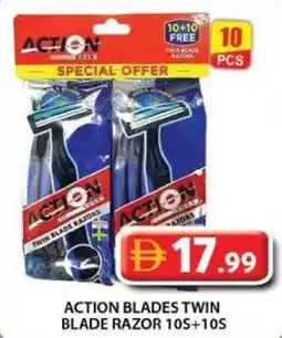 Grand Hyper Market Action blades twin blade razor offer