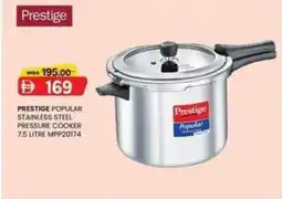 KM Trading Prestige popular stainless steel pressure cooker MPP20174 offer