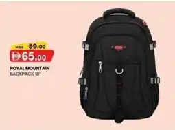 KM Trading Royal mountain backpack 18 offer
