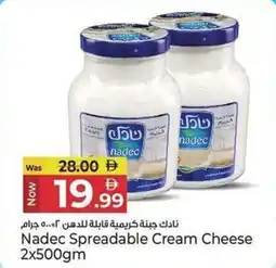 Kenz Hypermarket Nadec Spreadable Cream Cheese offer