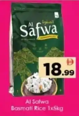 AIKO HYPERMARKET Al Safwa Basmati Rice offer