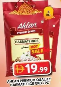 Grand Mall Sharjah Ahlan premium quality basmati rice offer