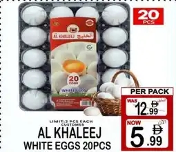 Friday Center Al khaleej white eggs offer