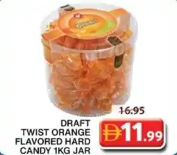Grand Mall Sharjah Draft twist orange flavored hard candy offer