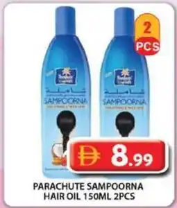 Grand Mall Sharjah Parachute sampoorna hair oil offer