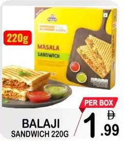 Friday Center Balaji sandwich offer