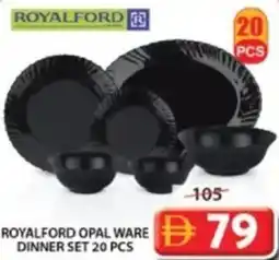 Grand Mall Sharjah Royalford opal ware dinner set offer