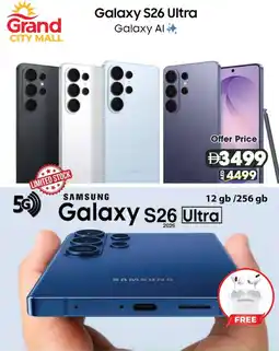 Grand Mall Sharjah Samsung Galaxy S26 Ultra Galaxy Al offer