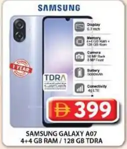 Grand Mall Sharjah SAMSUNG GALAXY A07 offer