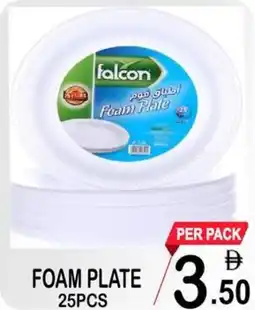 Friday Center Foam plate offer