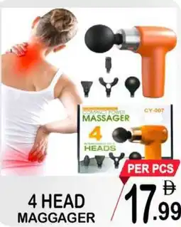 Friday Center 4 head massager offer