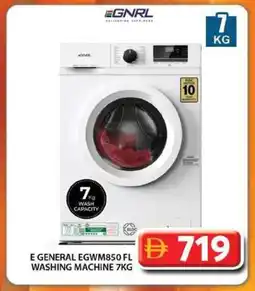 Grand Mall Sharjah E GENERAL EGWM850 FL WASHING MACHINE offer