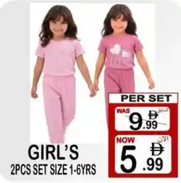 Friday Center Girl's 2pcs set offer