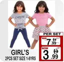 Friday Center Girl's 2pcs set offer