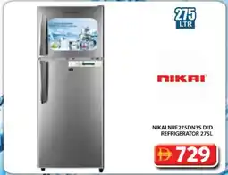 Grand Mall Sharjah NIKAI NRF275DN3S D/D REFRIGERATOR offer