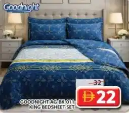 Grand Mall Sharjah Goodnight AG-BK-011 king bedsheet set offer