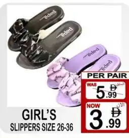Friday Center Girl's slippers offer