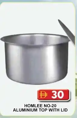 Grand Mall Sharjah Homlee no-20 aluminium top with lid offer