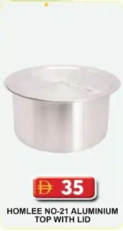 Grand Mall Sharjah Homlee no-21 aluminium top with lid offer