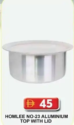 Grand Mall Sharjah Homlee no-23 aluminium top with lid offer