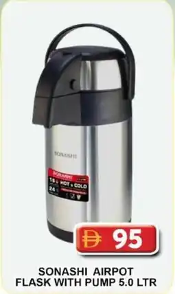 Grand Mall Sharjah SONASHI AIRPOT FLASK WITH PUMP offer