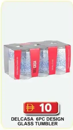 Grand Mall Sharjah Delcasa design glass tumbler offer
