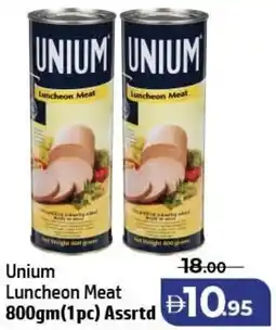 Al Hoot Unium Luncheon Meat offer