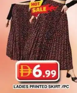 Grand Mall Sharjah Ladies printed skirt offer