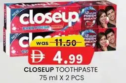 KM Trading Closeup toothpaste offer