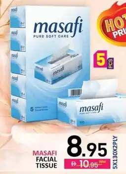 Al Madina Masafi facial tissue offer