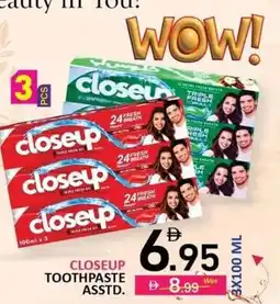 Al Madina Closeup toothpaste asstd offer