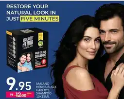 Al Madina Malano henna black hair dye shampoo offer