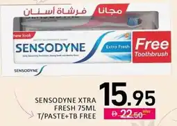 Al Madina Sensodyne xtra fresh t/paste + tb free offer