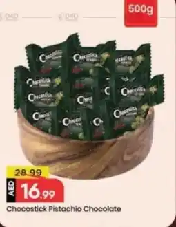 Mark & Save Chocostick Pistachio Chocolate offer