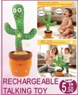 Dream Land Center Rechargeable talking toy offer