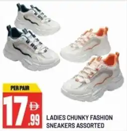 Dream Land Center Ladies chunky fashion sneakers assorted offer