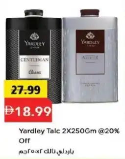 Mark & Save Yardley Talc offer