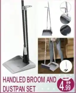 Dream Land Center Handled broom and dustpan set offer