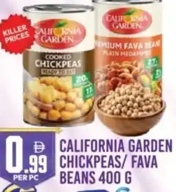 Dream Land Center California garden chickpeas/fava beans offer