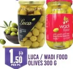 Dream Land Center Luca / wadi food olives offer