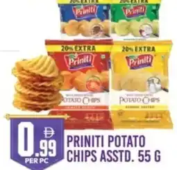 Dream Land Center Priniti potato chips asstd offer