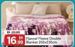 Mark & Save Flannel fleece double blanket offer