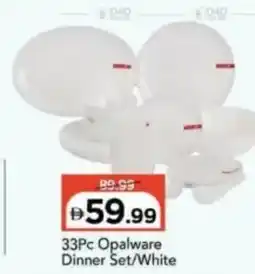 Mark & Save Opalware Dinner Set / White offer