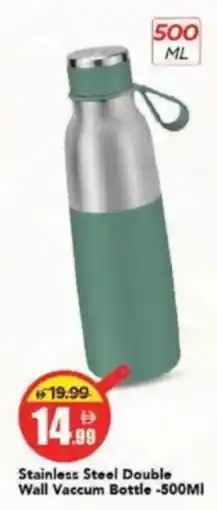 Mark & Save Stainless Steel Double Wall Vaccum Bottle offer