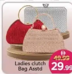 Mark & Save Ladies clutch Bag Asstd offer