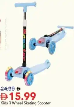 Mark & Save Kids 3 Wheel Skating Scooter offer