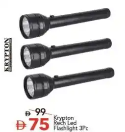 Mark & Save Krypton Rech Led Flashlight offer
