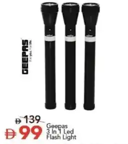 Mark & Save Geepas 3 in 1 led flash light offer