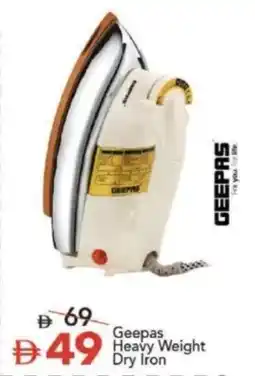Mark & Save Geepas Heavy Weight Dry Iron offer